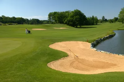 Krainz Vital & Familienhotel - Bad Loipersdorf: Wasserhindernis am Golfplatz